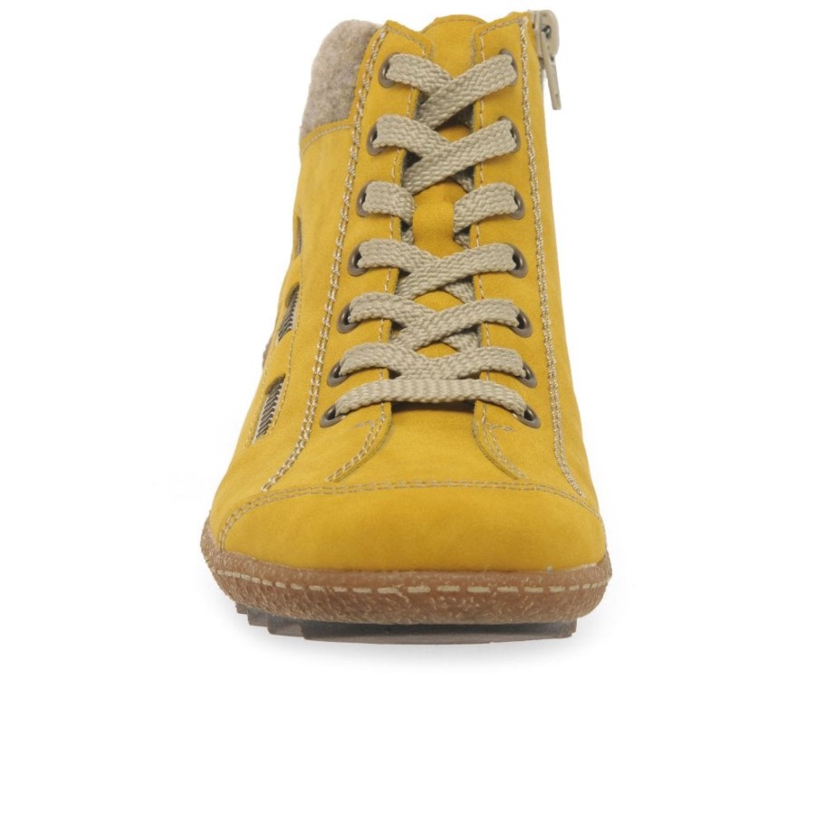 Rieker Joely Womens Ankle Boots Honey