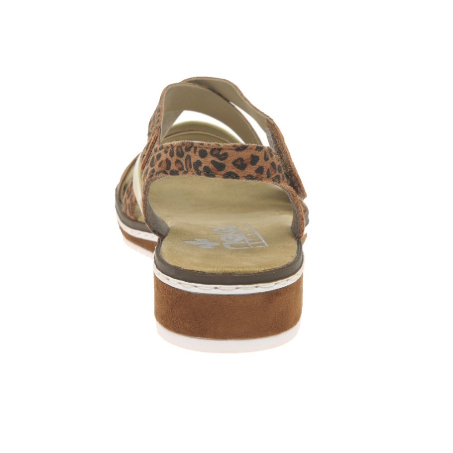 Rieker Kaz Womens Sandals Tan