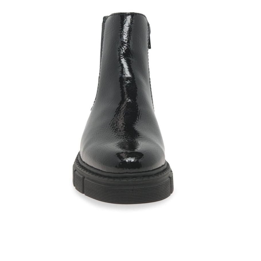 Rieker Nula Womens Chelsea Black Boots