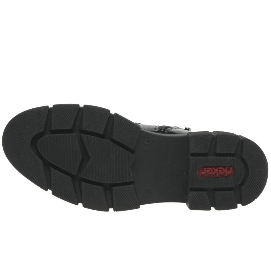 Rieker Nula Womens Chelsea Black Boots