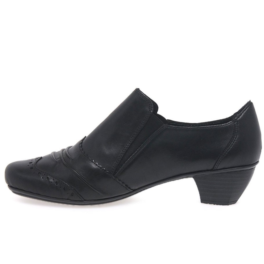 Rieker Odyssey Womens High Cut Court Shoes Black