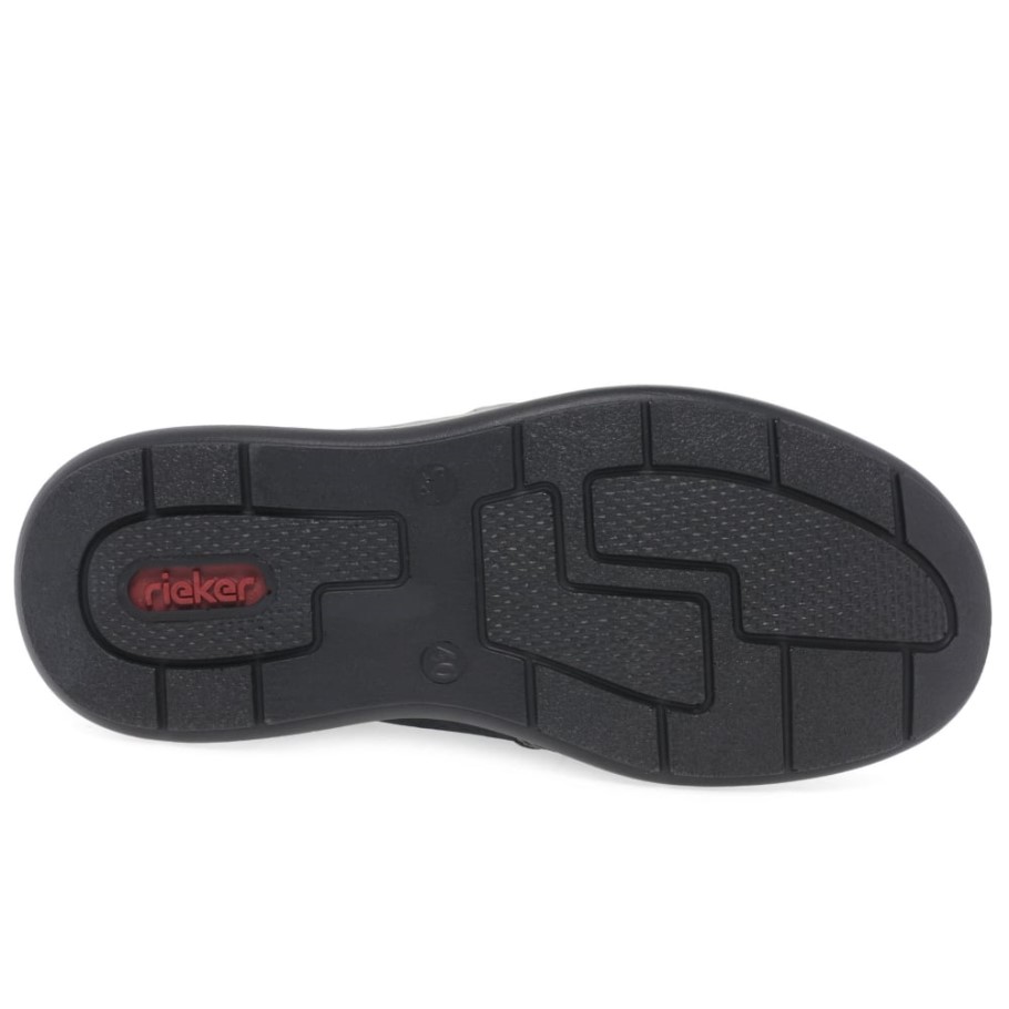 Rieker Patros Mens Casual Slip On Shoes Nubuck