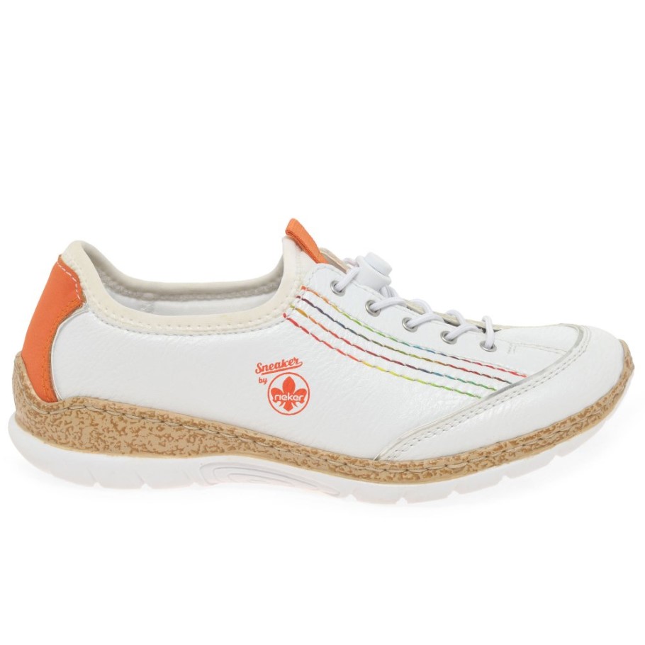 Rieker Ripple Womens Trainers White