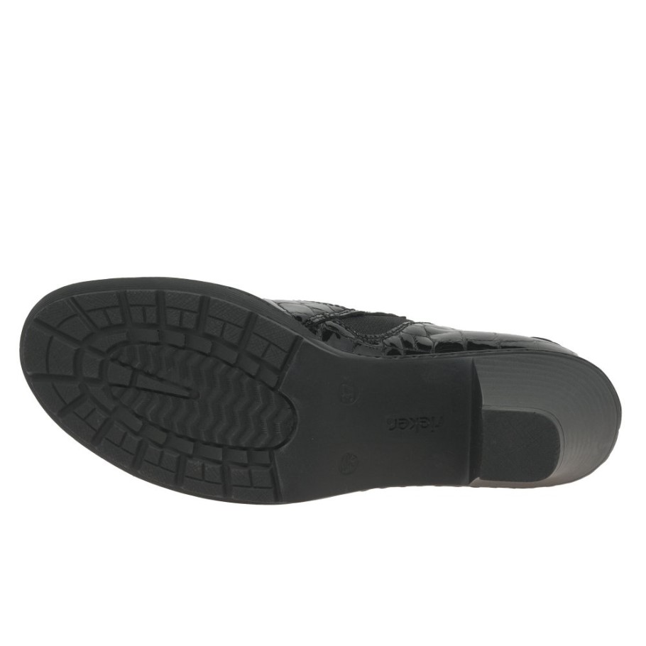 Rieker Tease Womens High Cut Court Shoes Black