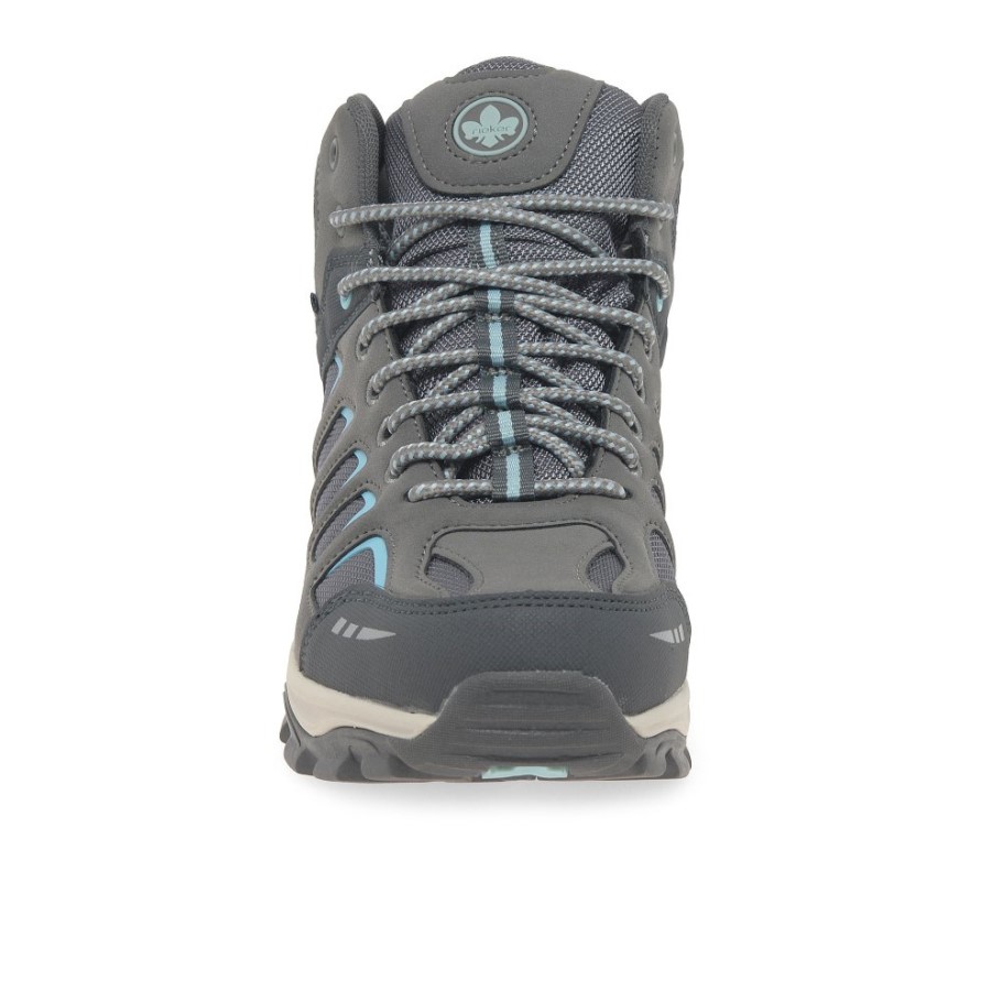 Rieker Tiger Womens Walking Boots Grey