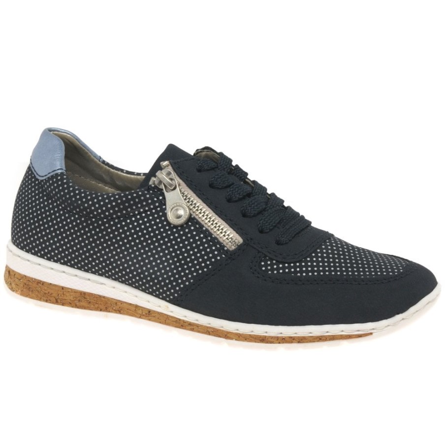 Rieker Tiva Womens Casual Sports Trainers Pacific