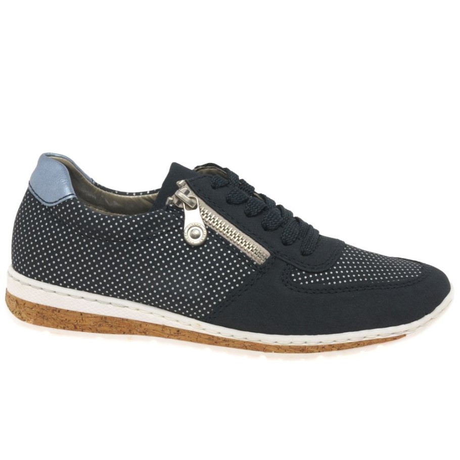 Rieker Tiva Womens Casual Sports Trainers Pacific