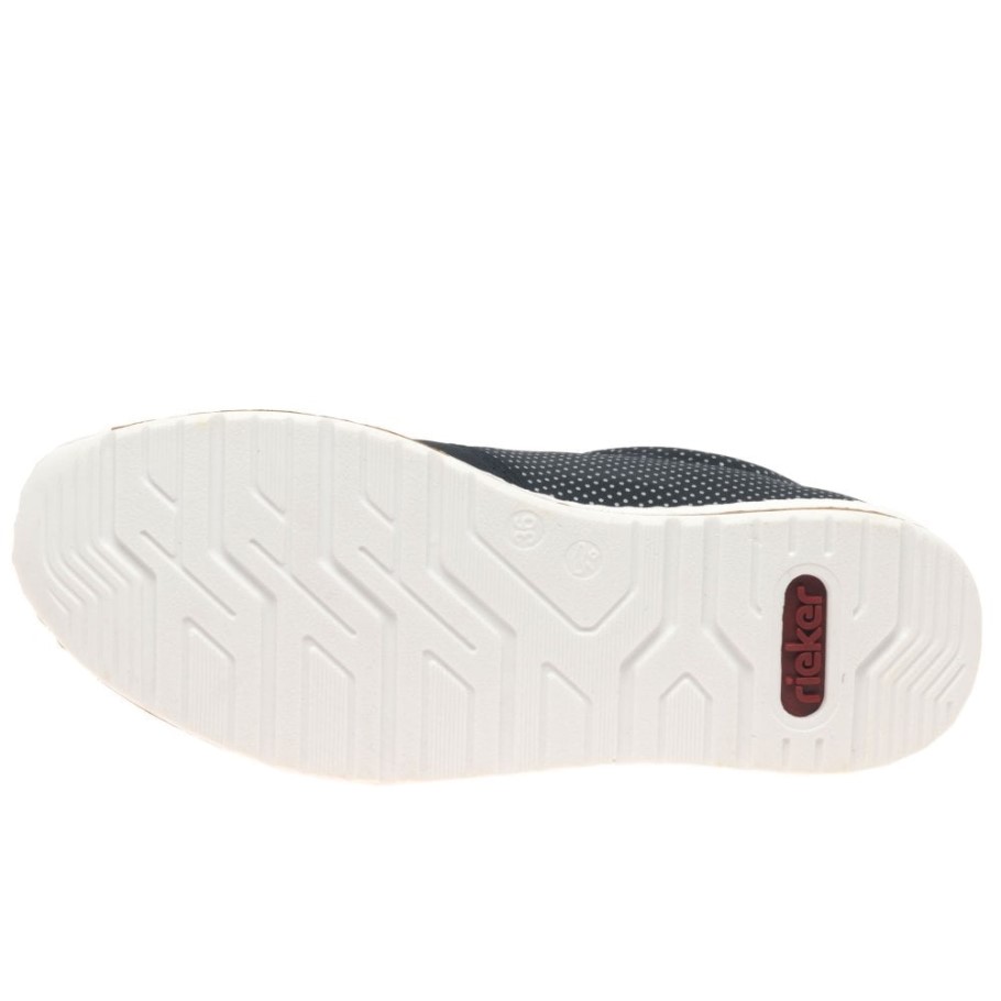 Rieker Tiva Womens Casual Sports Trainers Pacific