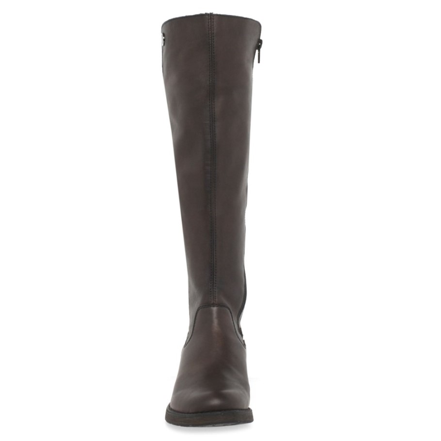 Rieker Utah Womens Knee High Boots Kastanie