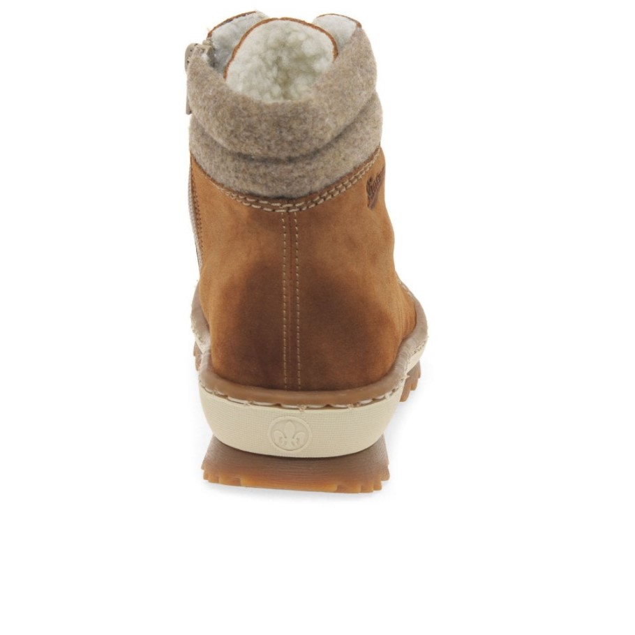 Tan Rieker Woodland Womens Walking Boots