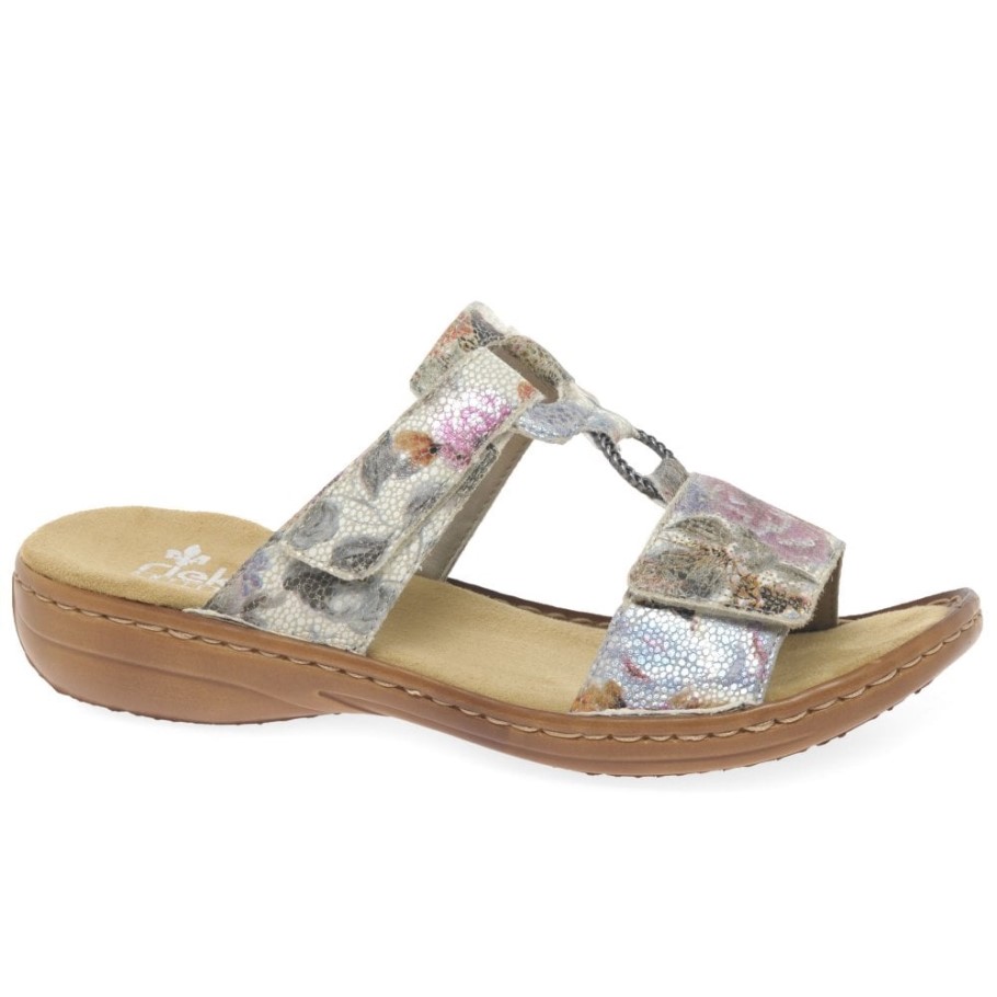 White Rieker Carnival Womens Sandals