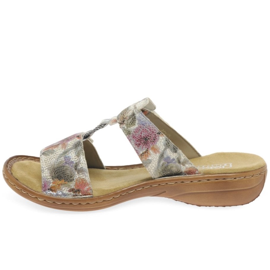 White Rieker Carnival Womens Sandals
