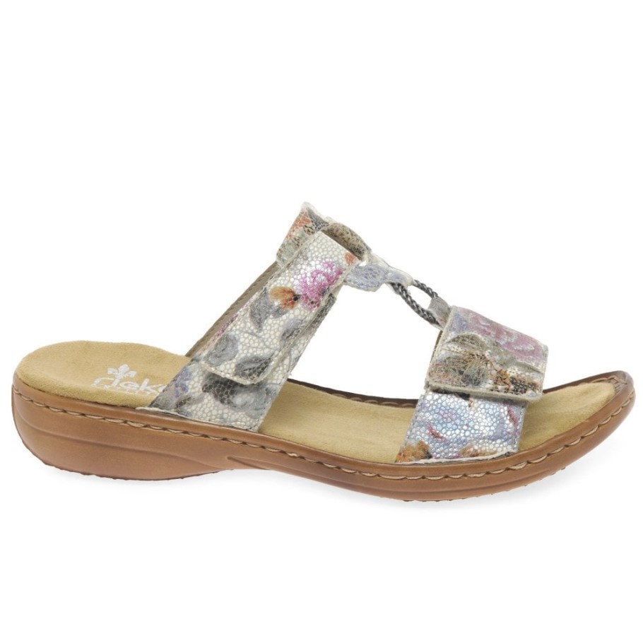 White Rieker Carnival Womens Sandals