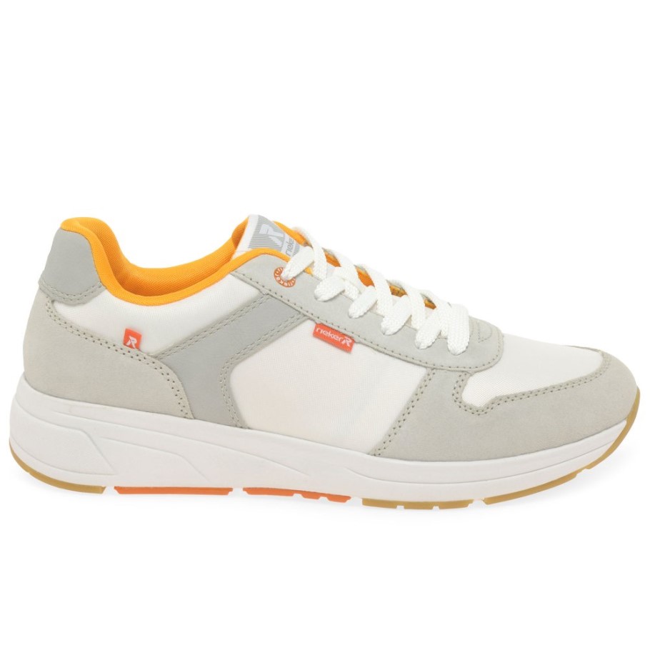 White Rieker Ed Mens Trainers
