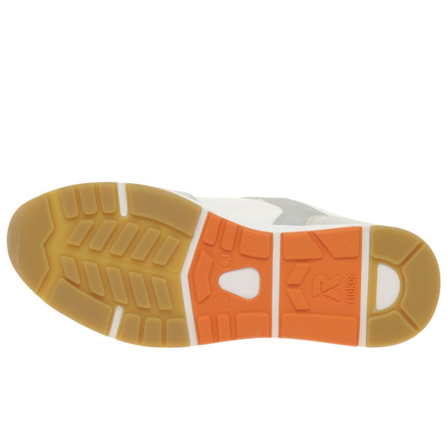 White Rieker Ed Mens Trainers