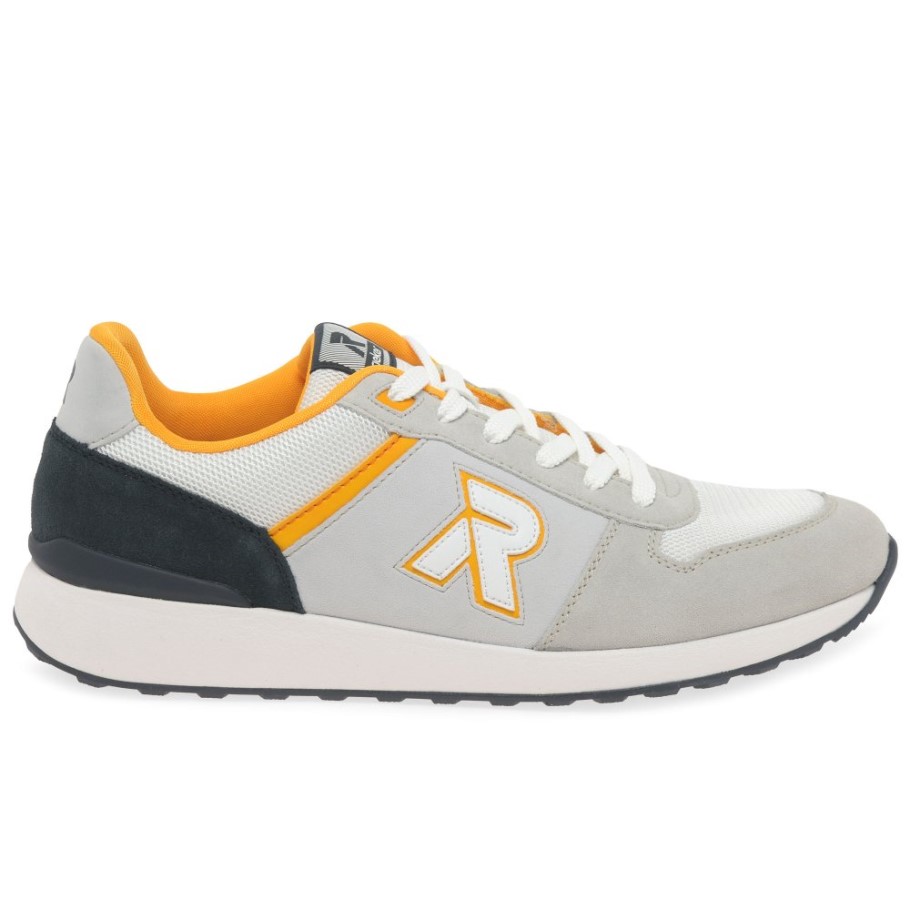 White Rieker Frank Mens Trainers