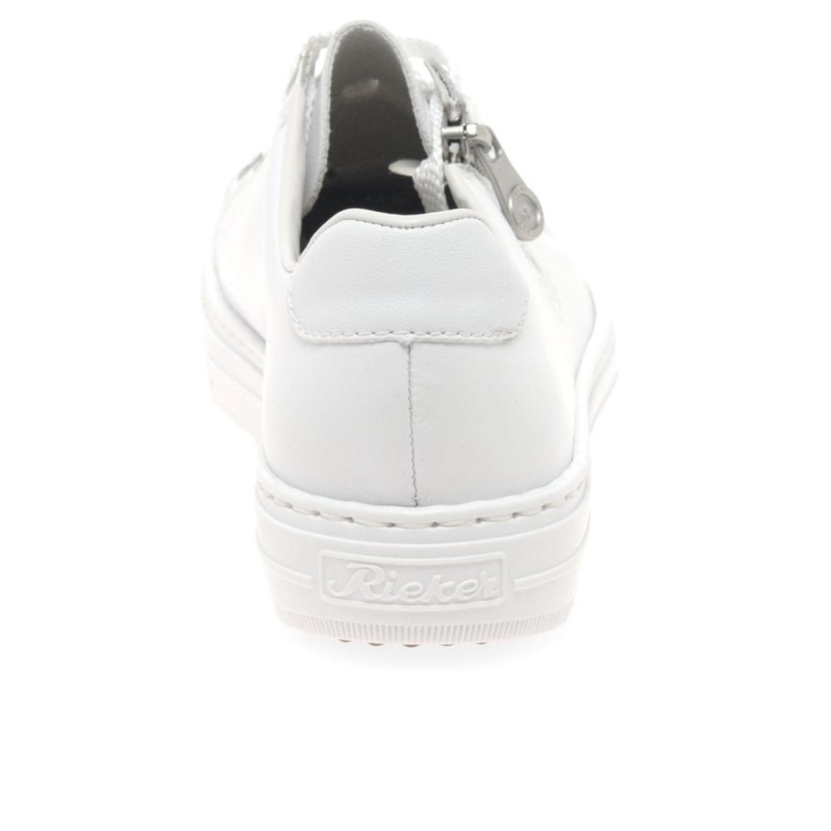 White Rieker Newark Womens Trainers