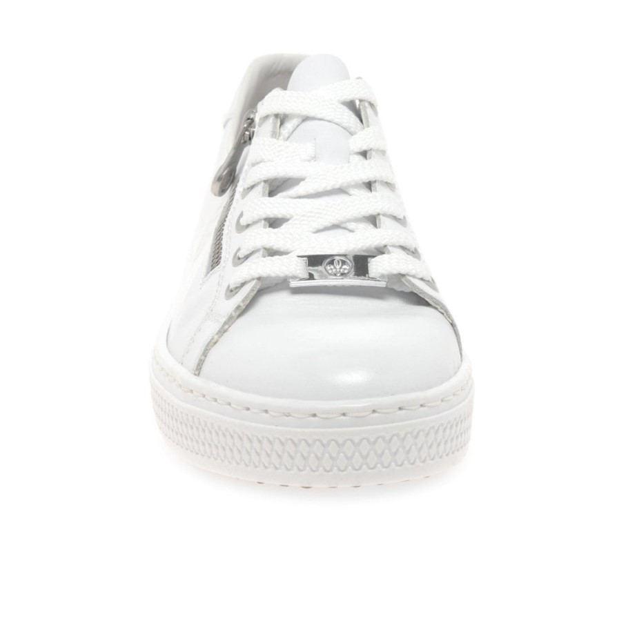 White Rieker Newark Womens Trainers