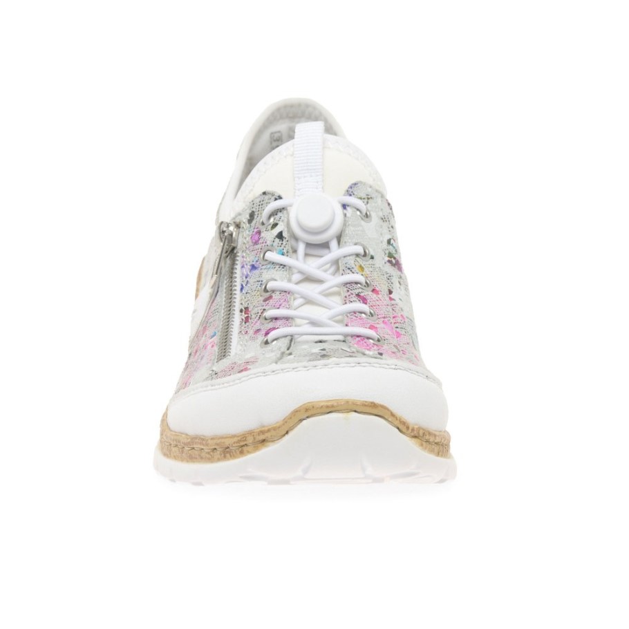 White Rieker Rita Womens Sports Shoes