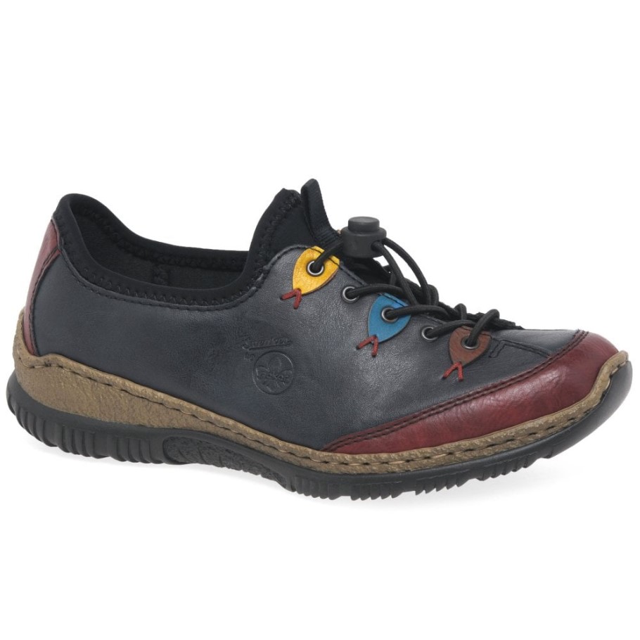 Wine Rieker Herbie Womens Pull On Shoes