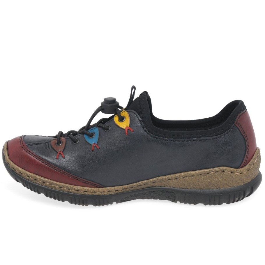 Wine Rieker Herbie Womens Pull On Shoes