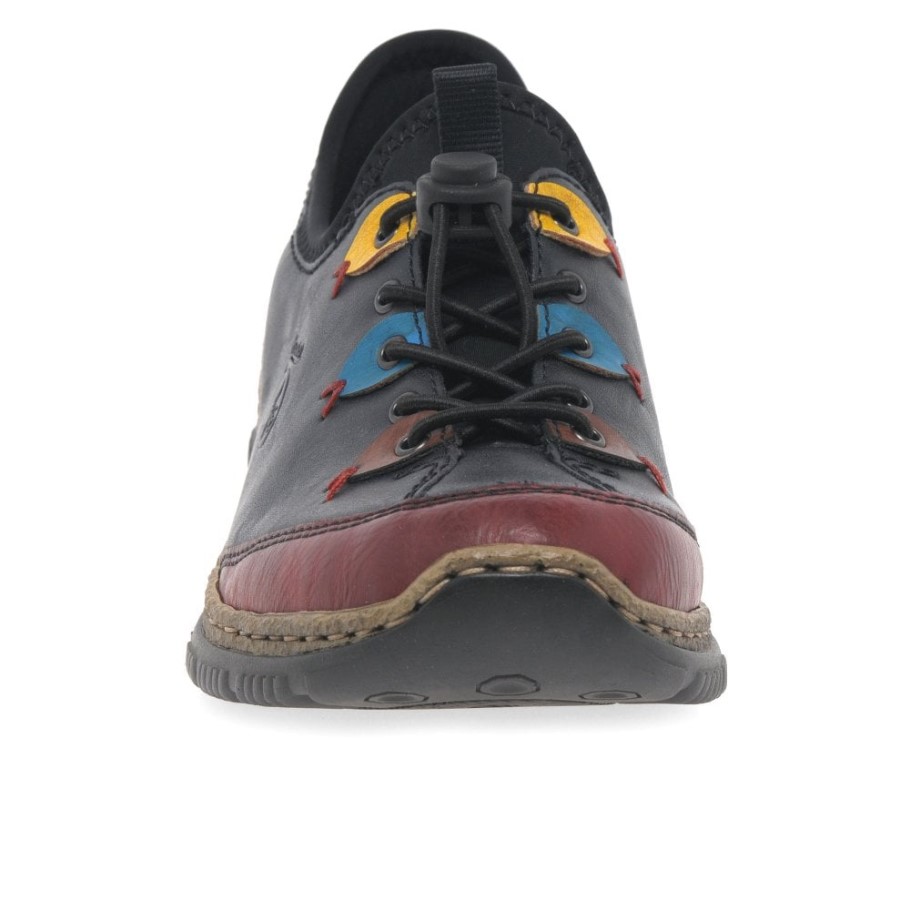 Wine Rieker Herbie Womens Pull On Shoes