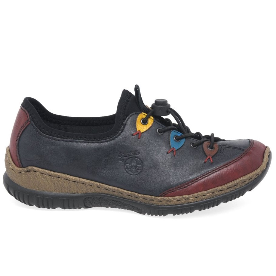 Wine Rieker Herbie Womens Pull On Shoes