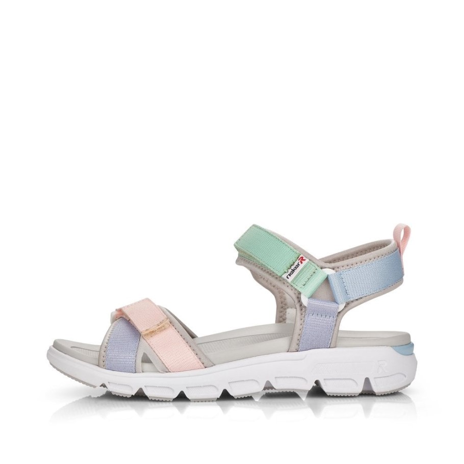 Rieker R-Evolution V8401 Women Sandals Metallic