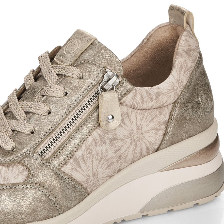 Rieker Remonte D2401 Women Shoes Metallic