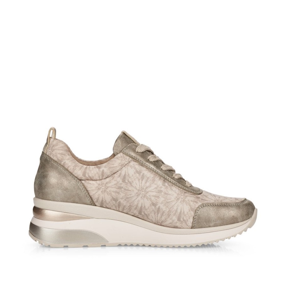 Rieker Remonte D2401 Women Shoes Metallic