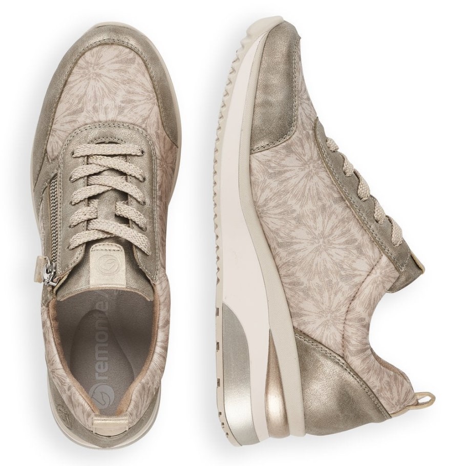 Rieker Remonte D2401 Women Shoes Metallic
