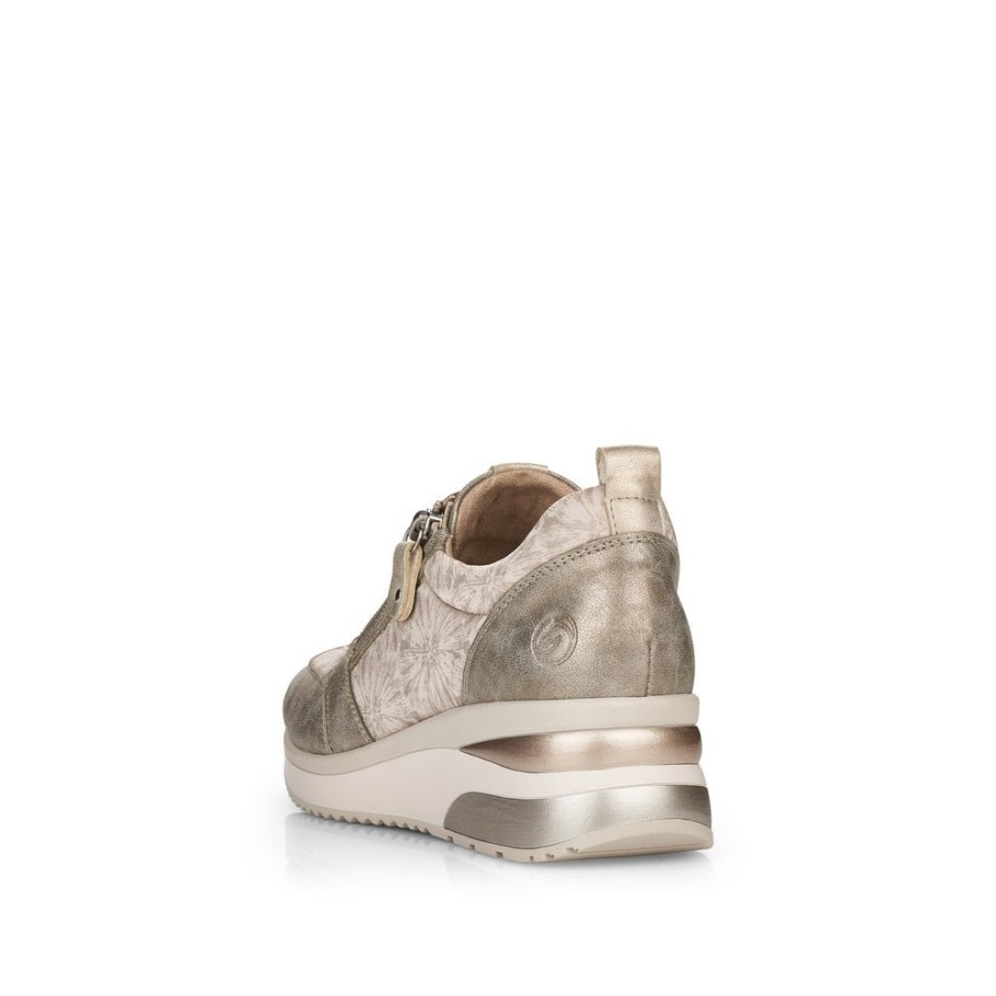 Rieker Remonte D2401 Women Shoes Metallic