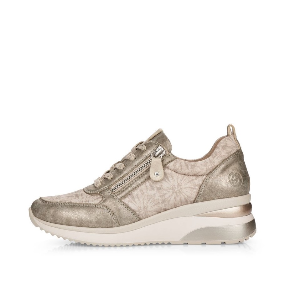Rieker Remonte D2401 Women Shoes Metallic