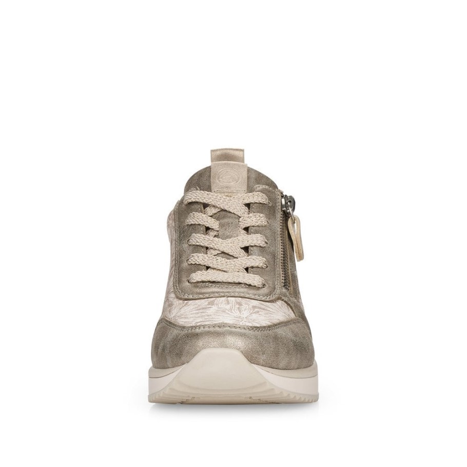 Rieker Remonte D2401 Women Shoes Metallic