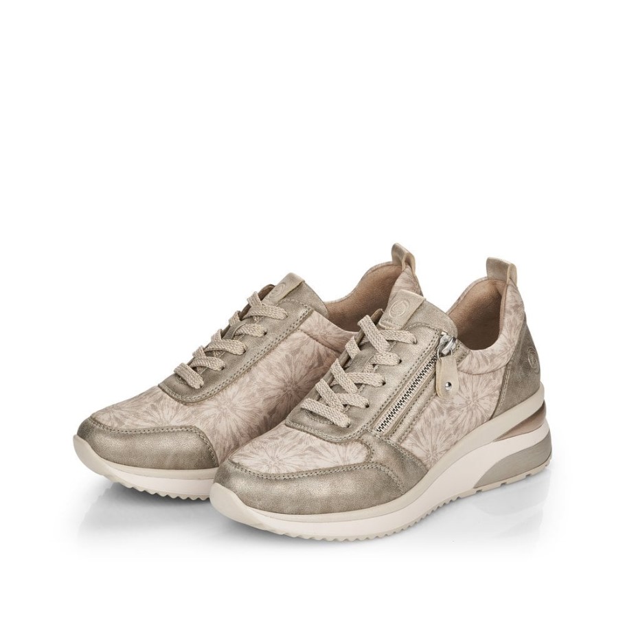Rieker Remonte D2401 Women Shoes Metallic