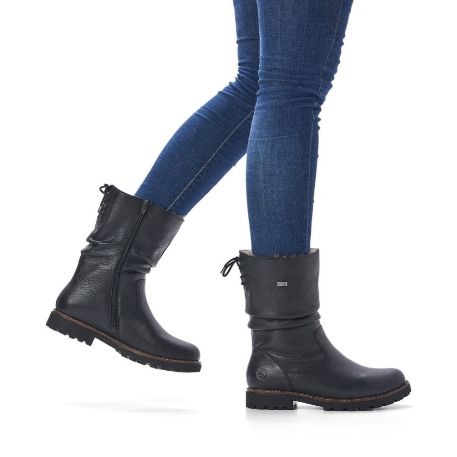 Rieker Remonte D8477 Women Boots Black