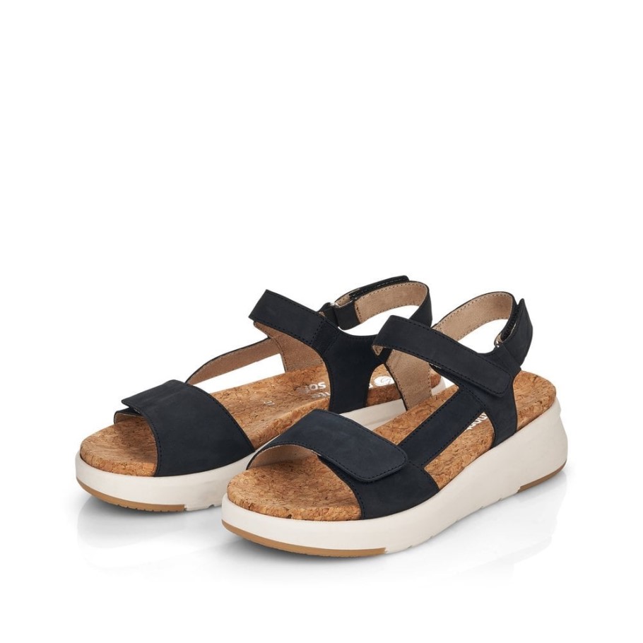 Rieker Remonte D9551 Women Sandals Blue