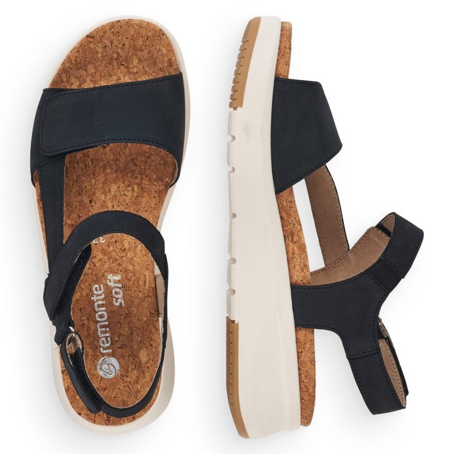 Rieker Remonte D9551 Women Sandals Blue