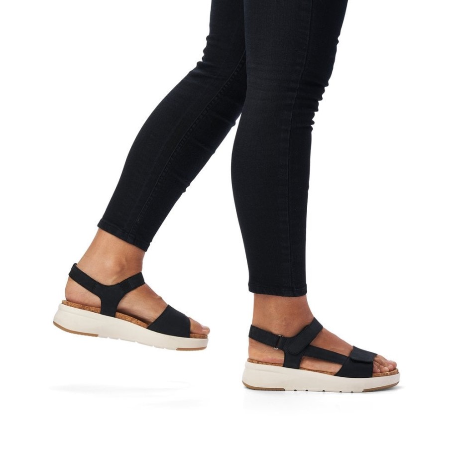 Rieker Remonte D9551 Women Sandals Blue