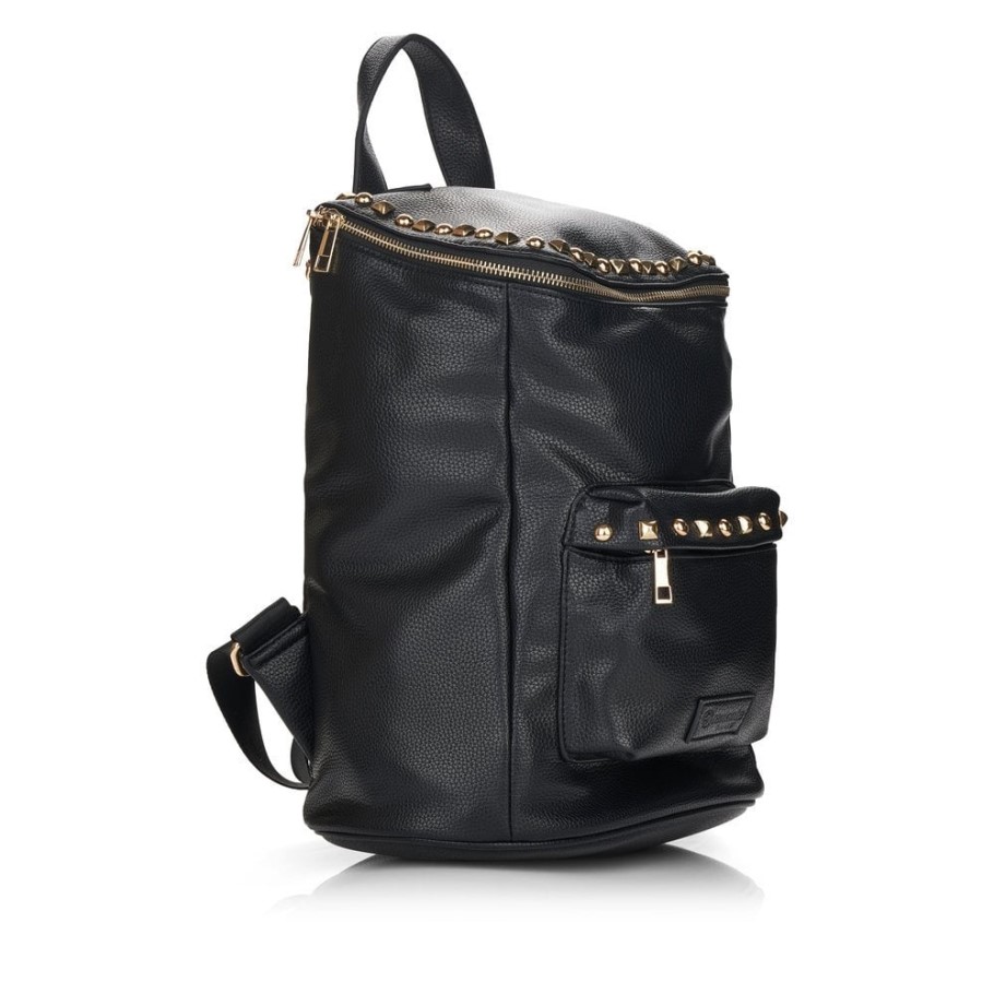 Rieker Remonte Q0521-00 Women Black Zipper Bag Black