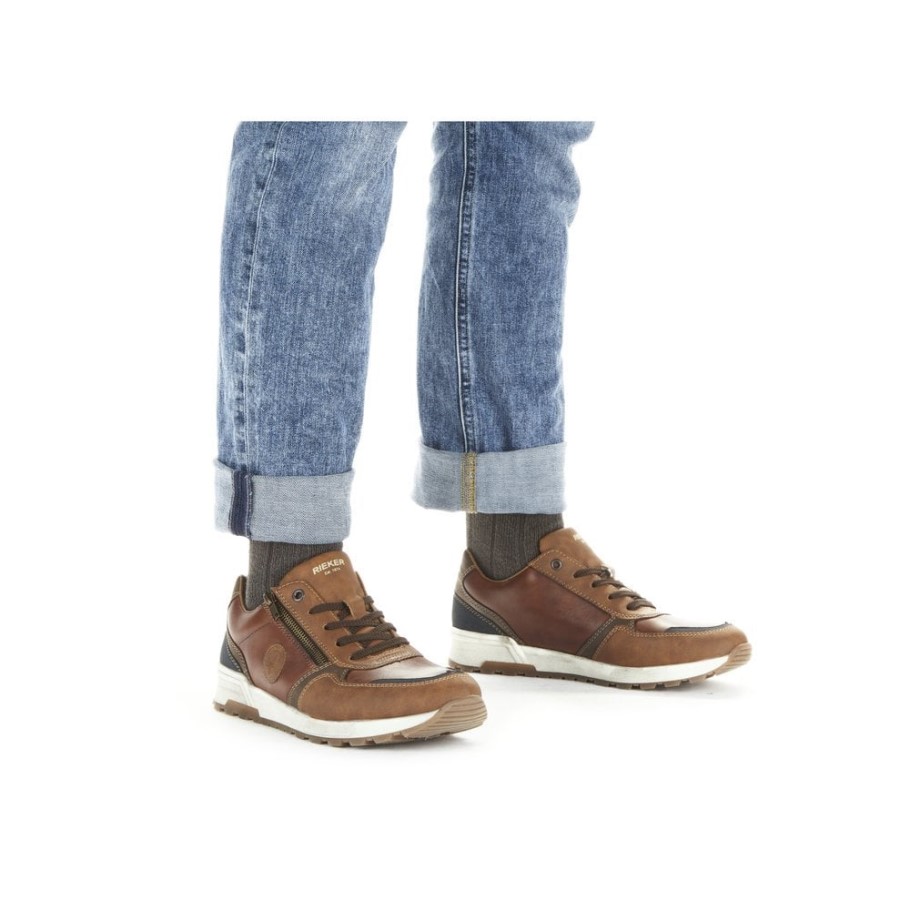 Rieker 15130 Men's Shoes Metallic