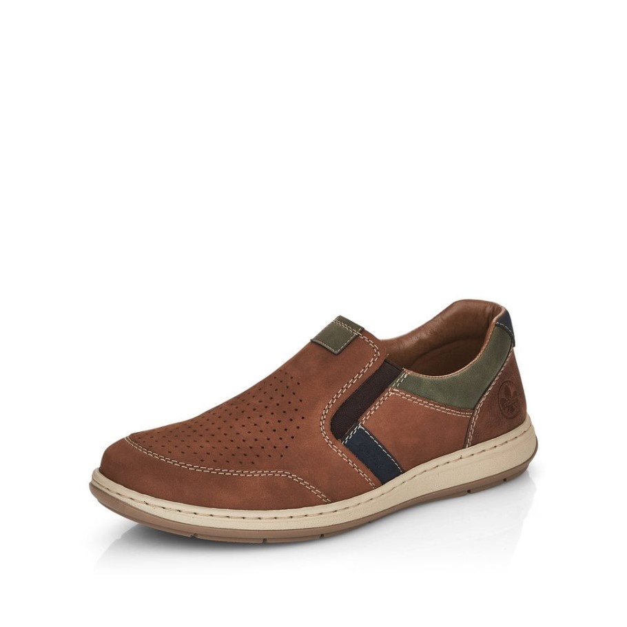 Rieker 17371 Men's Shoes Brown