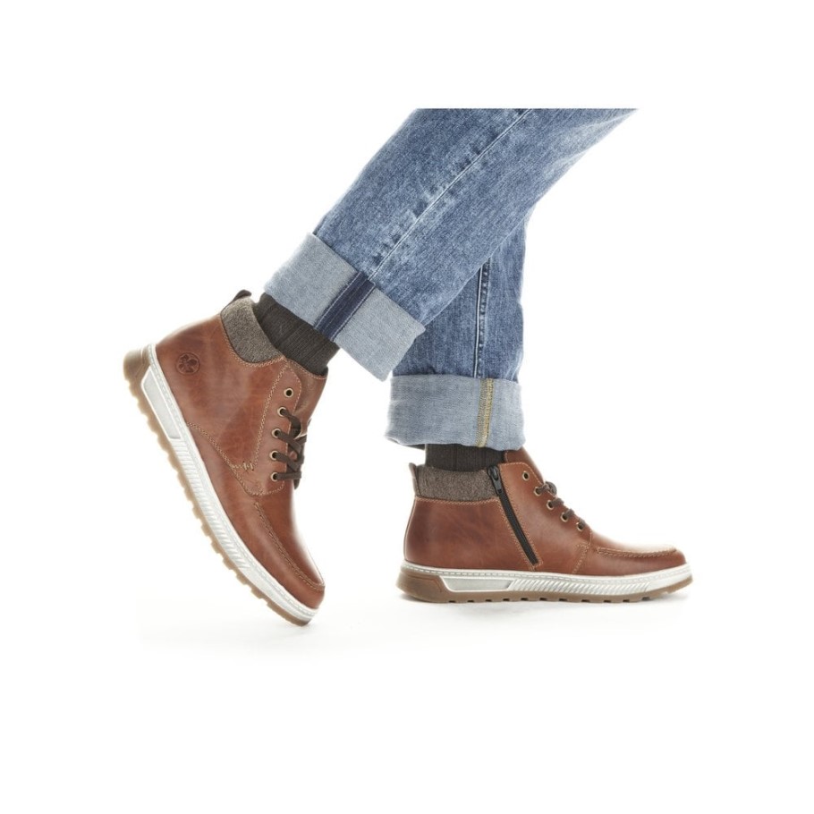 Rieker 37022 Men's Ankle Boots Brown