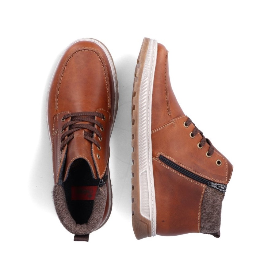 Rieker 37022 Men's Ankle Boots Brown