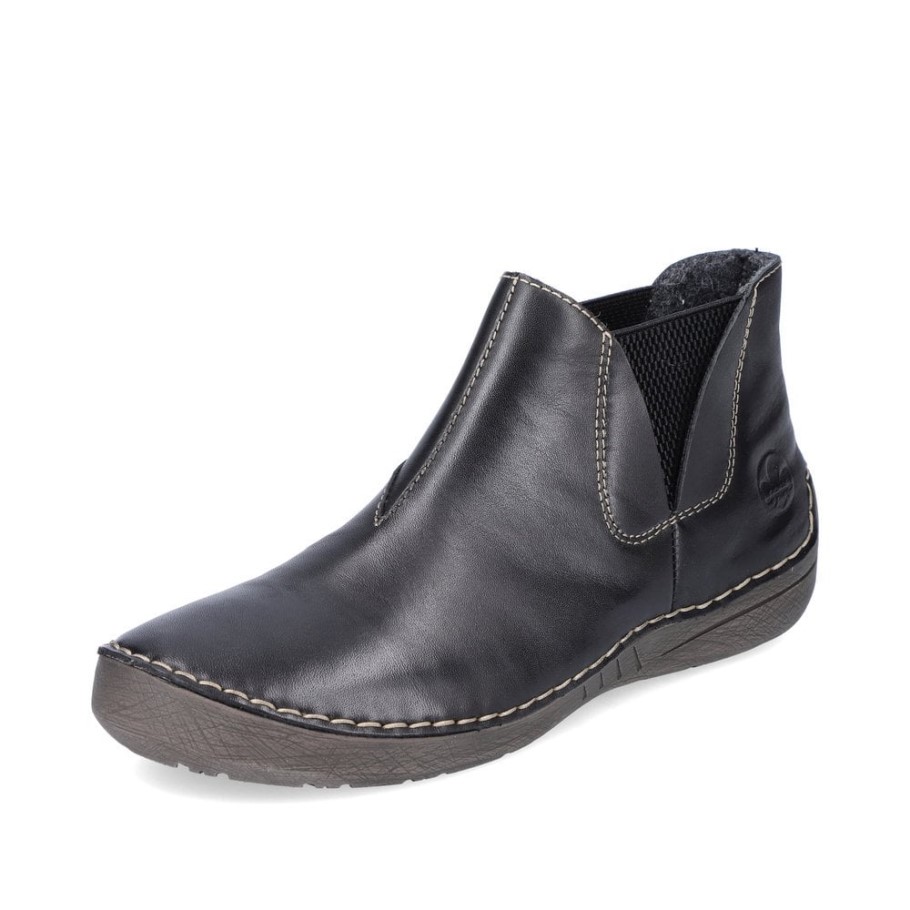 Rieker 52553 Women Boots Black