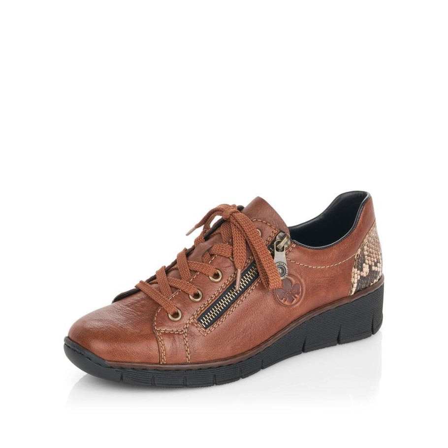 Rieker 53702 Women's Shoes Brown