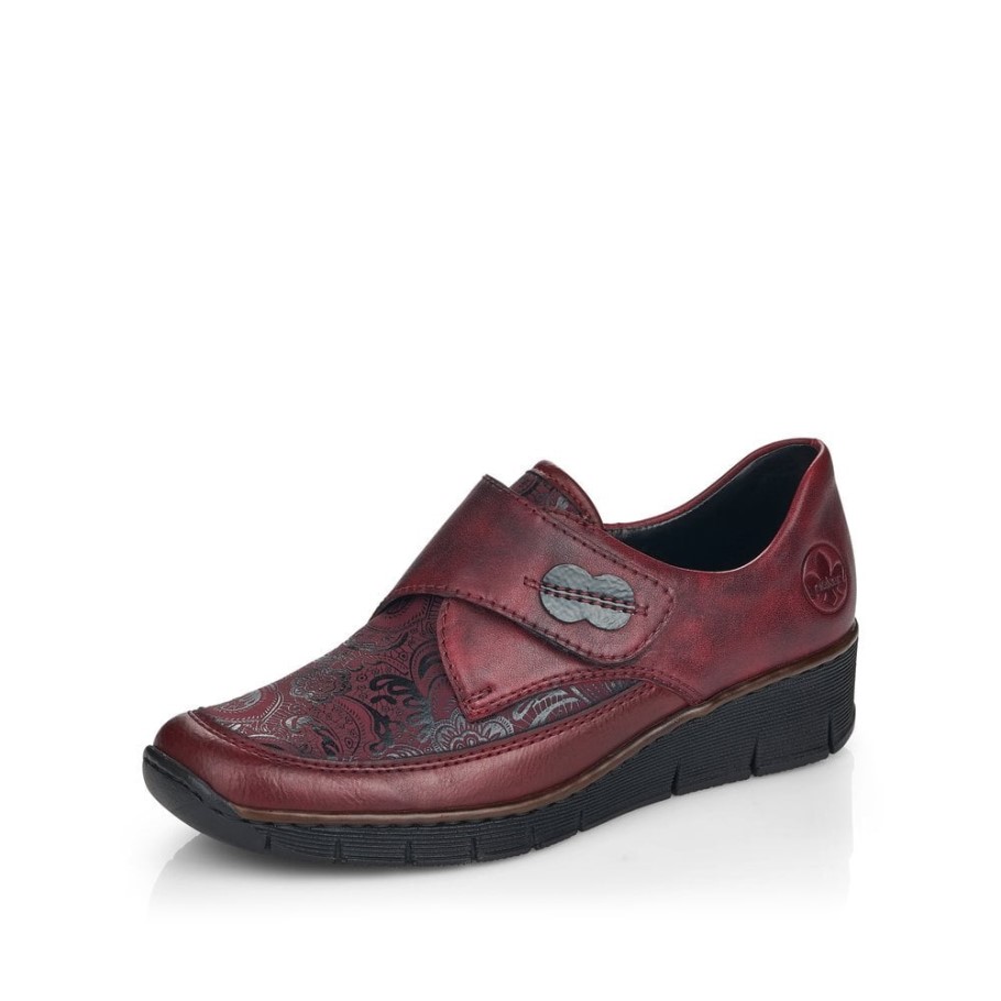 Rieker 537C0 Women Shoes Red