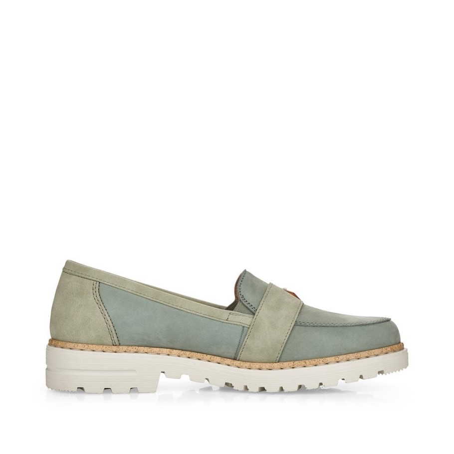Rieker 54864 Women Shoes Green