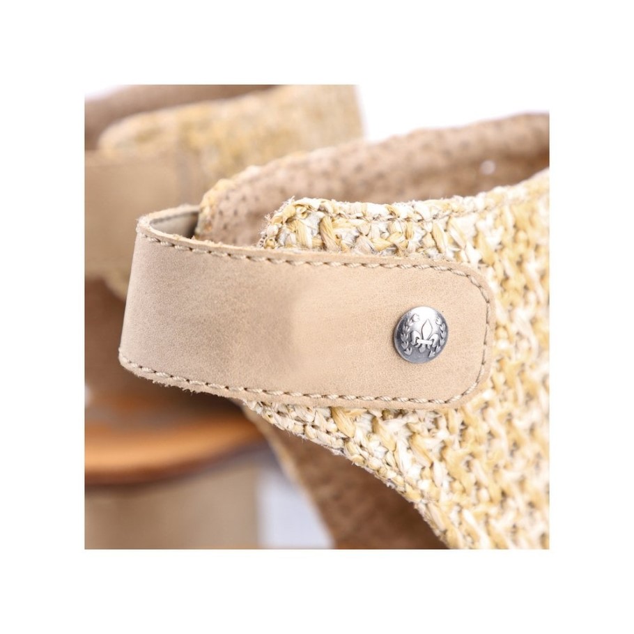Rieker 64670 Women Sandals Beige
