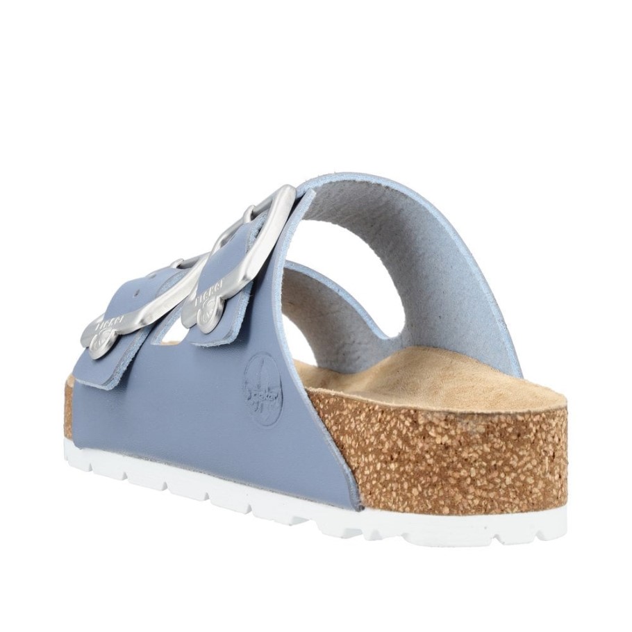 Rieker 69384 Women Sandals Blue